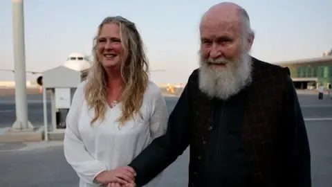Son of British Pair Detained by Militant Group ‘Overjoyed’ as They Come Back to UK
